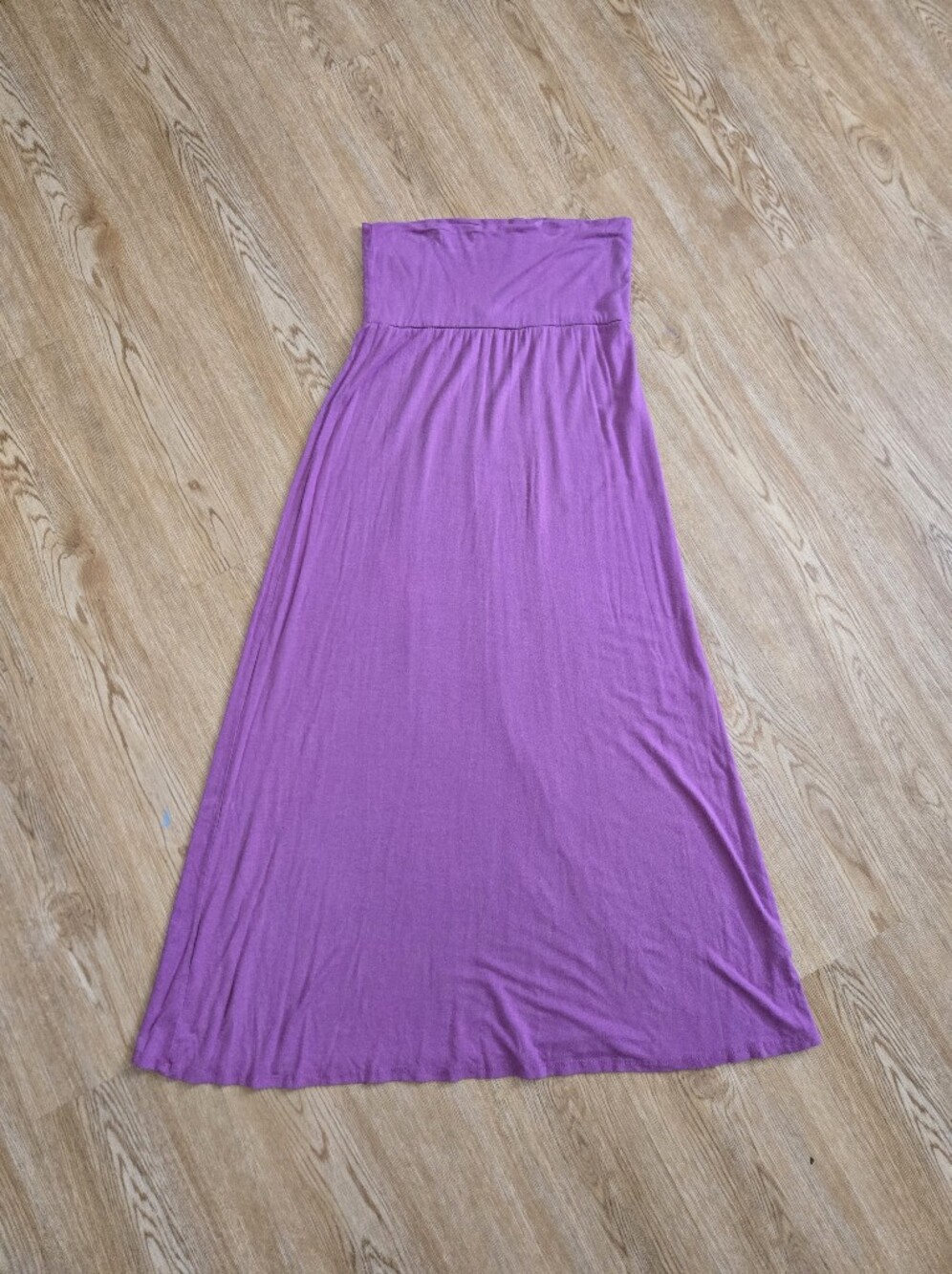 Flowy Maxi Skirt in Purple
